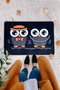Conceptum Felpudo Night Owl Multicolor 40 x 60 cm